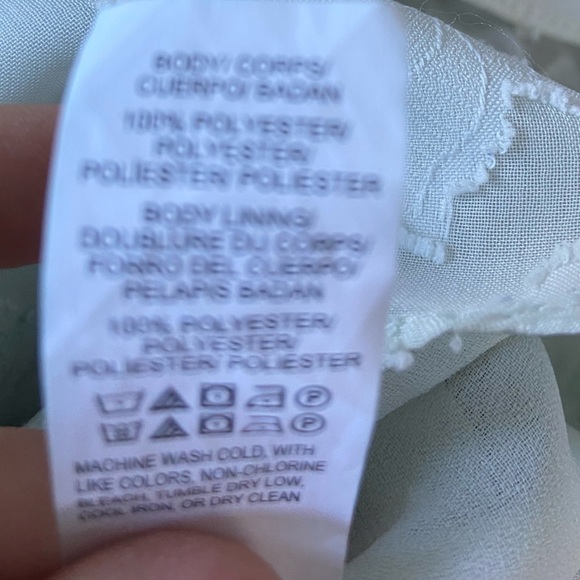 Lucky Brand Floral Cold Shoulder Top in Green Size 1X - Picture 7 of 7